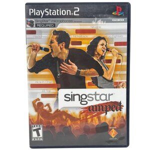 PlayStation 2 SingStar Amped Video Game Complete